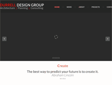 Tablet Screenshot of durrelldesigngroup.com